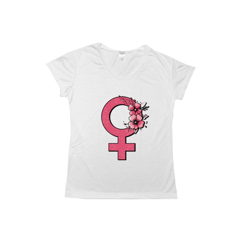 Camiseta ou Baby Look com o Símbolo do Feminismo! - Image 2