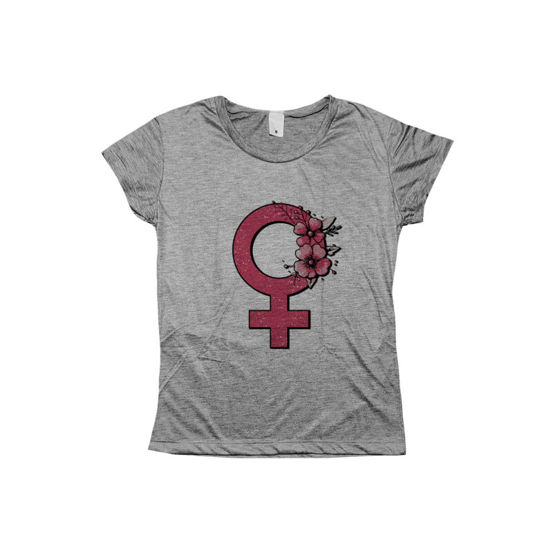 Camiseta ou Baby Look com o Símbolo do Feminismo! - Image 4