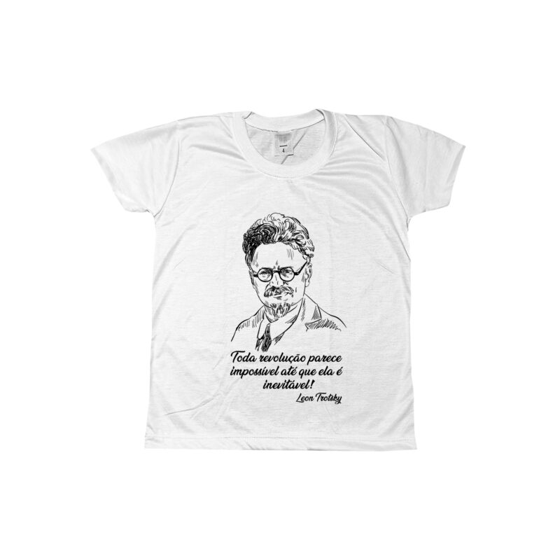 Body ou Camiseta Infantil Trotsky- Toda revolução parece impossível até que ela é inevitável! - Image 2