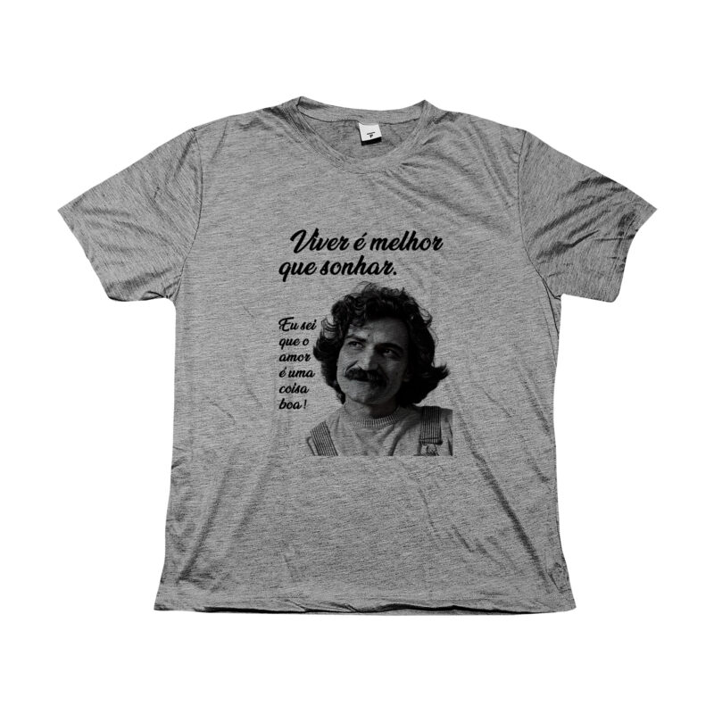 Camiseta Belchior- Viver é melhor que sonhar, eu sei que o amor é uma coisa boa! - Image 2