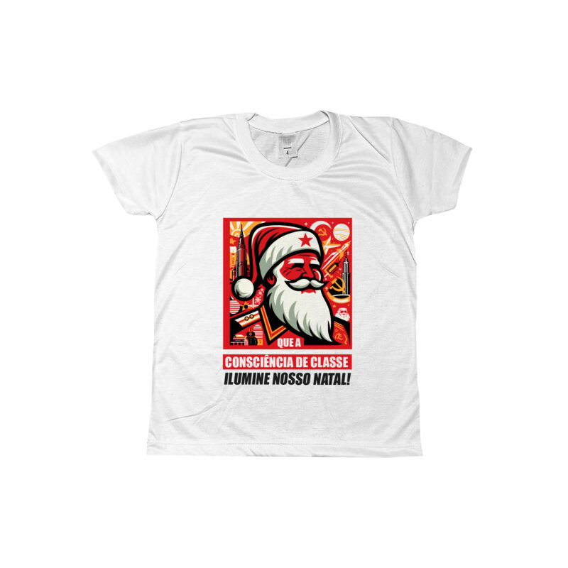 Body ou Camiseta Infantil Que a Consciência de Classe Ilumine o Nosso Natal! - Image 2