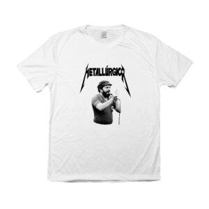 Camiseta Presidente Lula Metalúrgico Metallica - estampa exclusiva Bolcheviques