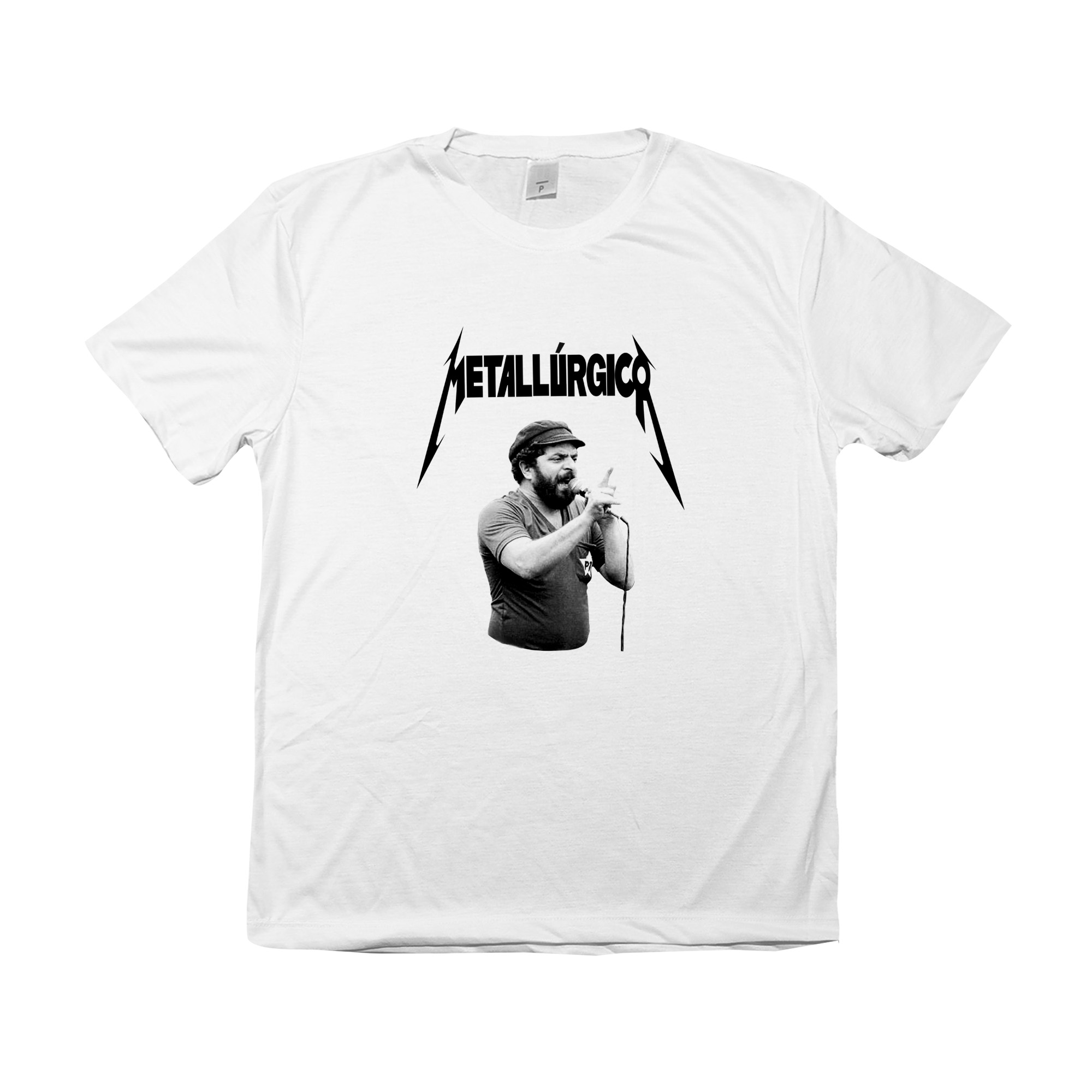Camiseta Presidente Lula Metalúrgico Metallica - estampa exclusiva Bolcheviques