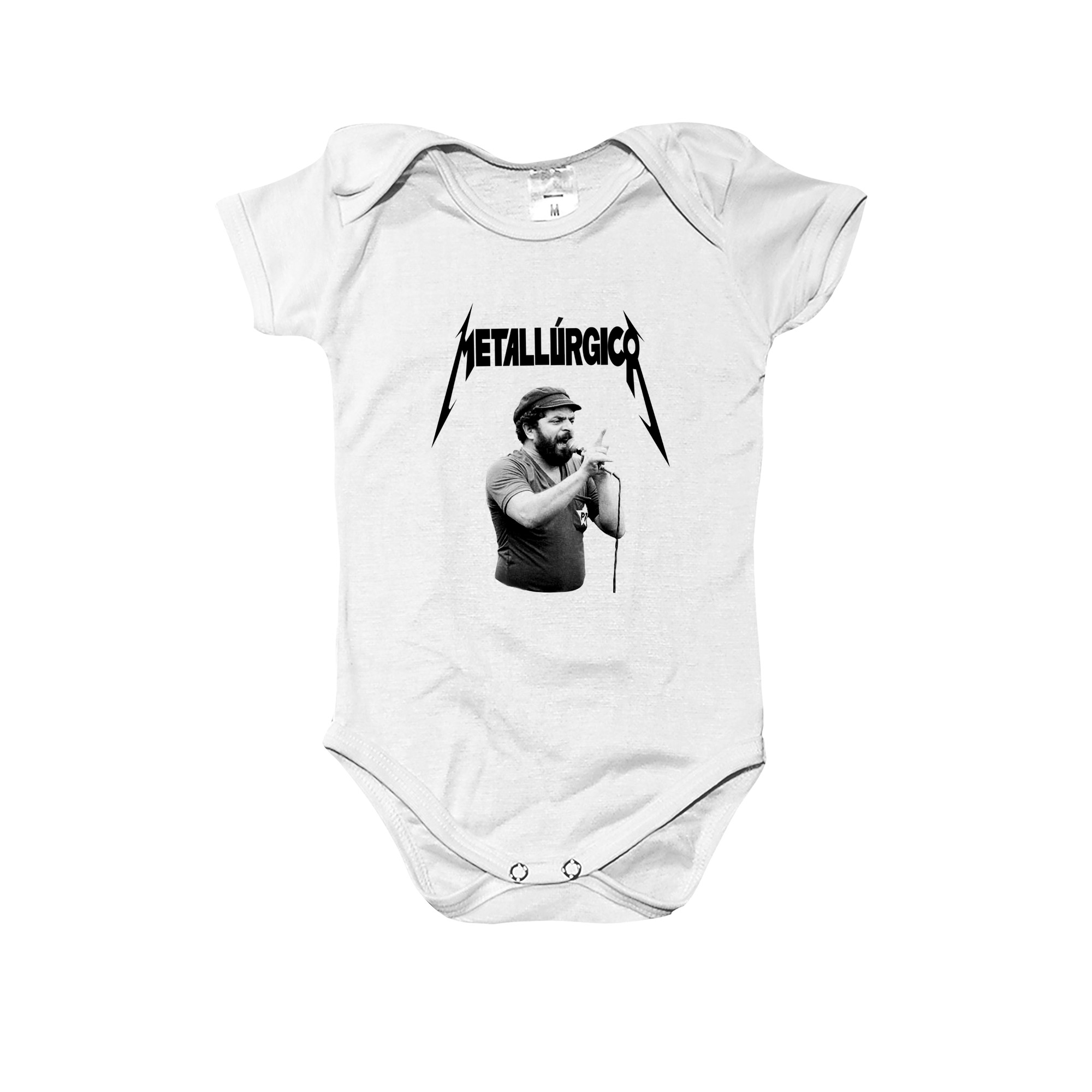 Body do Presidente Lula Metalúrgico Metallica - estampa exclusiva Bolcheviques