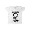 Camiseta Lula Roubou Meu Coração – estampa bem-humorada em poliéster.