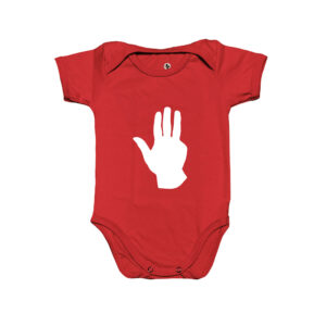 Body Algodão Mão do Presidente Lula – estampa política infantil.