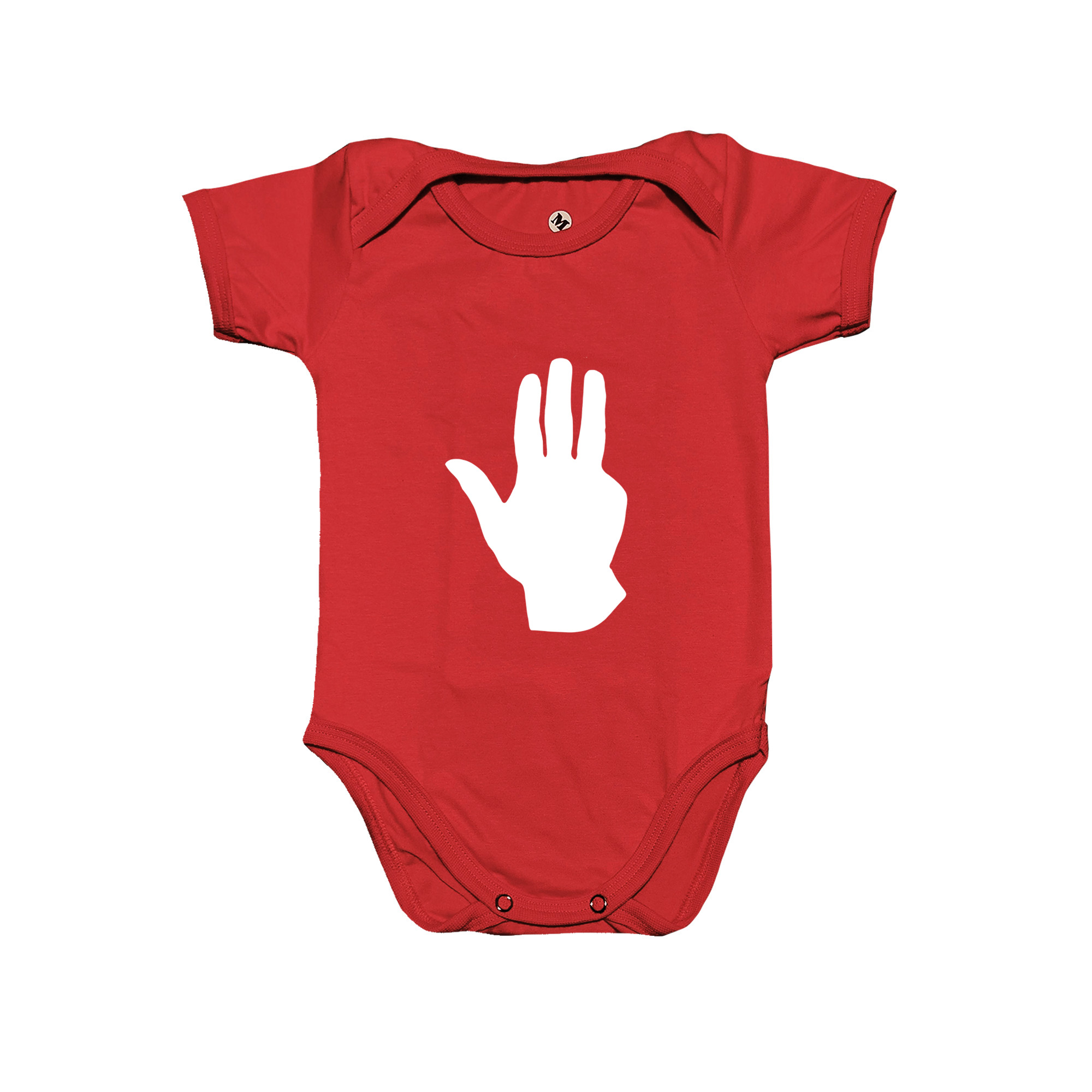 Body Algodão Mão do Presidente Lula – estampa política infantil.