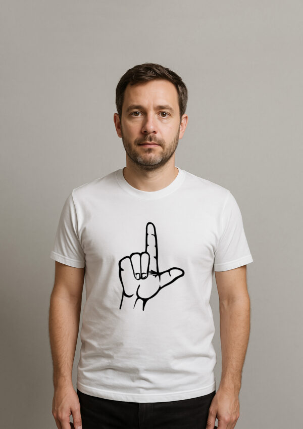 Camiseta Presidente Lula Mão em L Faz o L Esquerda