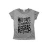 Camiseta Meu Corpo Minhas Regras – estampa feminista em tipografia estilizada.