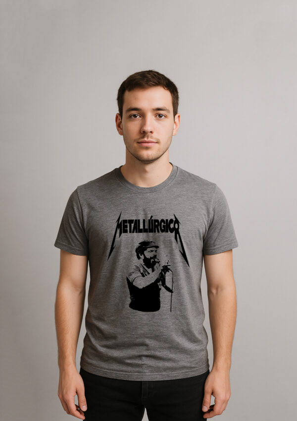 Camiseta Presidente Lula Metalúrgico Metallica