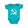Body Infantil Símbolo Comunista Foice e Martelo Esquerda Comunismo Algodão
