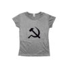 Camiseta símbolo do comunismo com estampa foice e martelo.