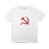 Camiseta símbolo do comunismo com estampa foice e martelo.
