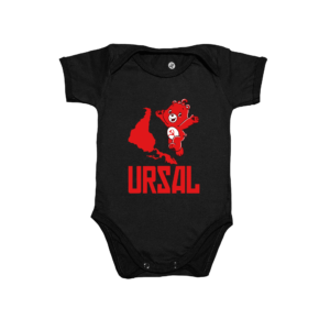 Body Infantil URSAL Ursinho Comunista Meme União das Repúblicas Socialistas da América Latina Algodão