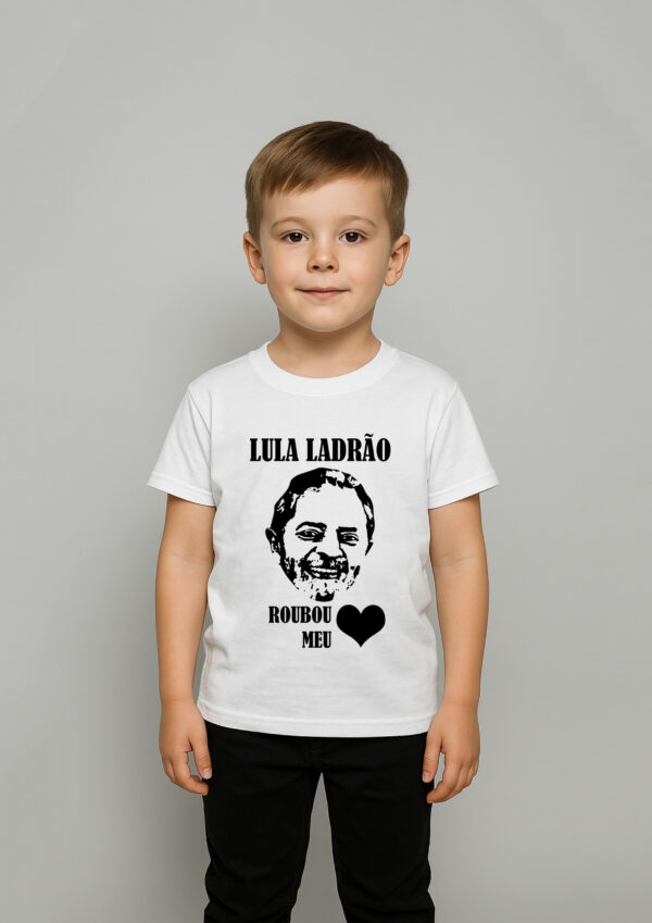 Body Infantil Presidente Lula Ladrão Roubou Meu Coração