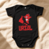Body Infantil URSAL Ursinho Comunista Meme União das Repúblicas Socialistas da América Latina Algodão