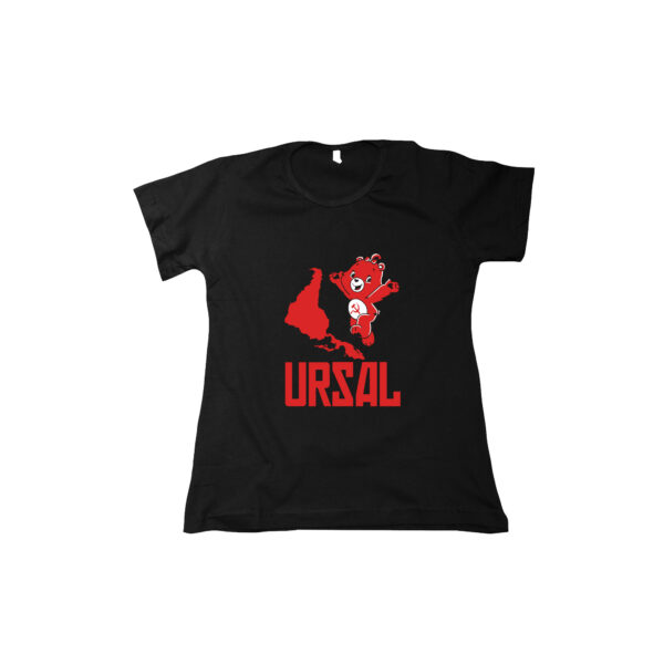 Camiseta de Algodão URSAL premium fio 30.1 com estampa satírica política.