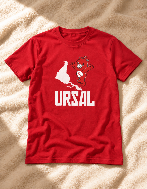 Camiseta URSAL Ursinho Comunista Meme União das Repúblicas Socialistas da América Latina Algodão