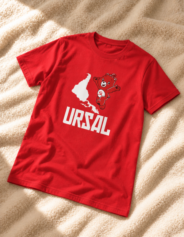 Camiseta URSAL Ursinho Comunista Meme União das Repúblicas Socialistas da América Latina Algodão