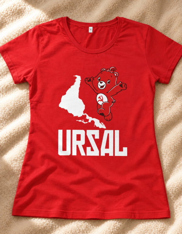 Camiseta URSAL Ursinho Comunista Meme União das Repúblicas Socialistas da América Latina Algodão