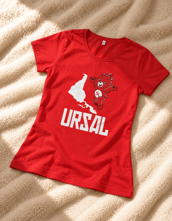 Camiseta URSAL Ursinho Comunista Meme União das Repúblicas Socialistas da América Latina Algodão
