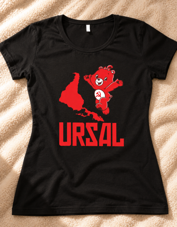 Camiseta URSAL Ursinho Comunista Meme União das Repúblicas Socialistas da América Latina Algodão