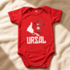 Body Infantil URSAL Ursinho Comunista Meme União das Repúblicas Socialistas da América Latina Algodão