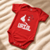 Body Infantil URSAL Ursinho Comunista Meme União das Repúblicas Socialistas da América Latina Algodão