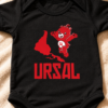 Body Infantil URSAL Ursinho Comunista Meme União das Repúblicas Socialistas da América Latina Algodão