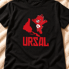 Camiseta URSAL Ursinho Comunista Meme União das Repúblicas Socialistas da América Latina Algodão