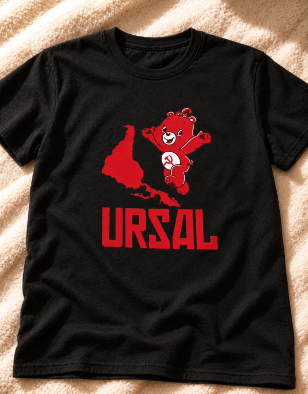 Camiseta URSAL Ursinho Comunista Meme União das Repúblicas Socialistas da América Latina Algodão