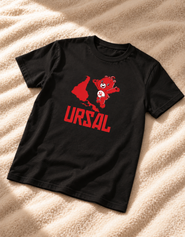 Camiseta URSAL Ursinho Comunista Meme União das Repúblicas Socialistas da América Latina Algodão