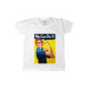 Camiseta We Can Do It com estampa feminista em poliéster.
