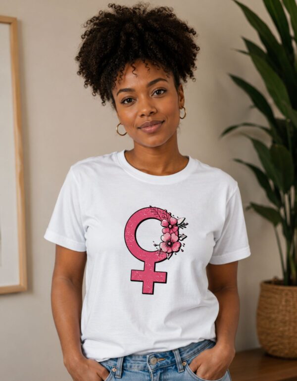 1 Camiseta Feminista Resistência Luta e Igualdade