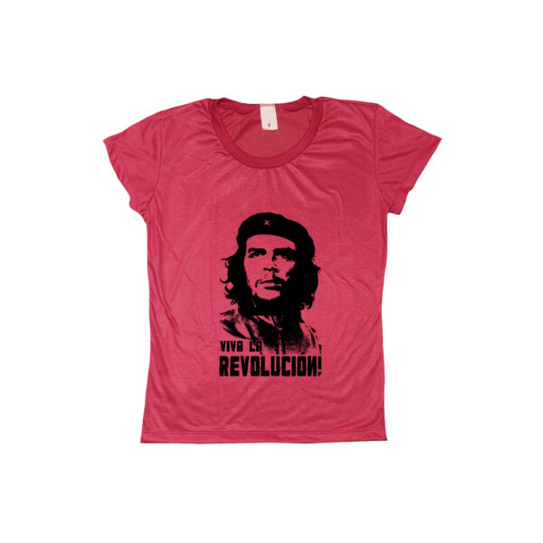 Camiseta Che Guevara Viva la Revolución – estampa de Che Guevara e frase revolucionária.