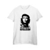 Camiseta Che Guevara Viva la Revolución – estampa clássica de Che Guevara e frase revolucionária.