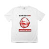 Camiseta Consciência de Classe – estampa com retrato de Karl Marx e frase “All You Need is Consciência de Classe”.