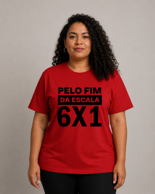 Camiseta Pelo Fim da Escala 6x1 Direitos Trabalhistas