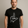 Camiseta Presidente Lula Mão em L Faz o L Esquerda Algodão