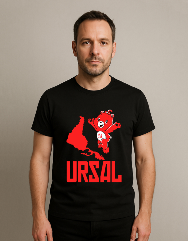 Camiseta URSAL Ursinho Comunista Meme União das Repúblicas Socialistas da América Latina Algodão