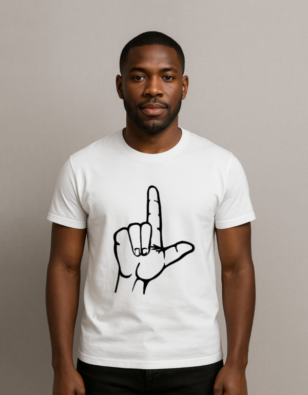 Camiseta Presidente Lula Mão em L Faz o L Esquerda Algodão