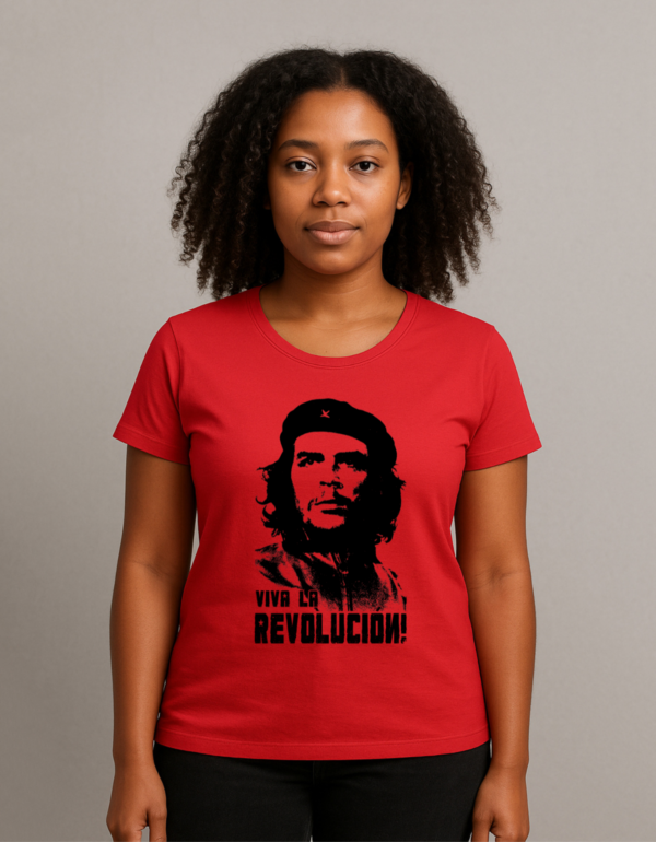 Camiseta Che Guevara Viva La Revolución Esquerda Algodão
