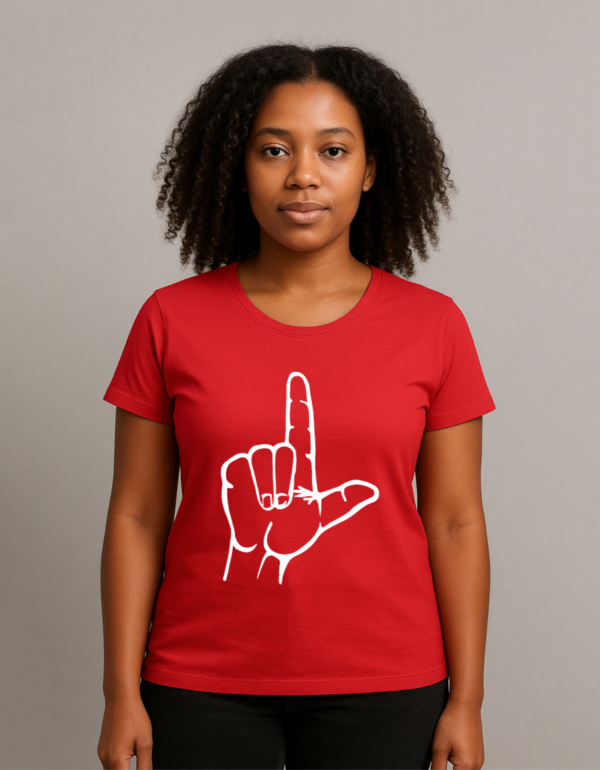 Camiseta Presidente Lula Mão em L Faz o L Esquerda Algodão
