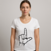 Camiseta Presidente Lula Mão em L Faz o L Esquerda Algodão