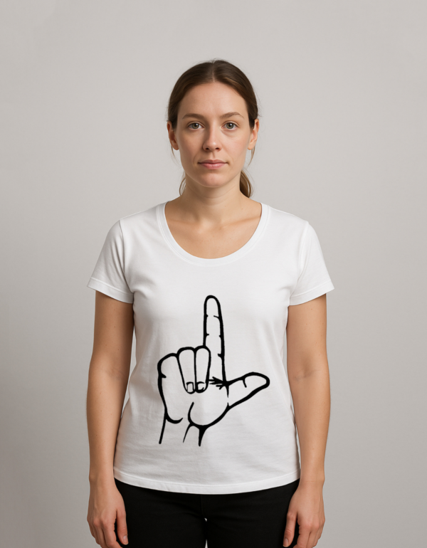 Camiseta Presidente Lula Mão em L Faz o L Esquerda Algodão