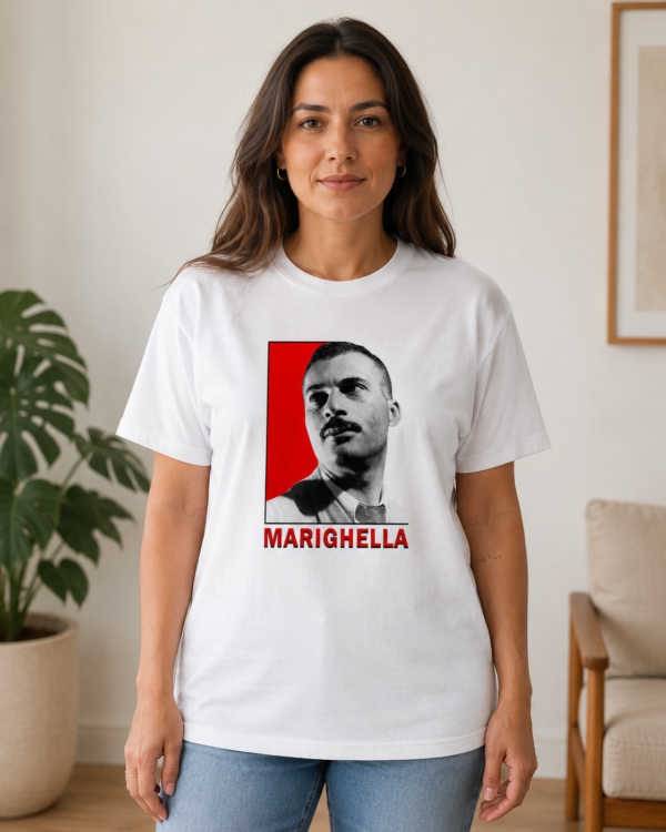 Camiseta Carlos Marighella Resistência Revolução Esquerda