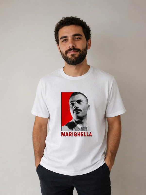 Camiseta Carlos Marighella Resistência Revolução Esquerda