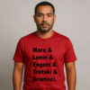 Camiseta Marx Lenin Engels Trótski Gramsci Esquerda