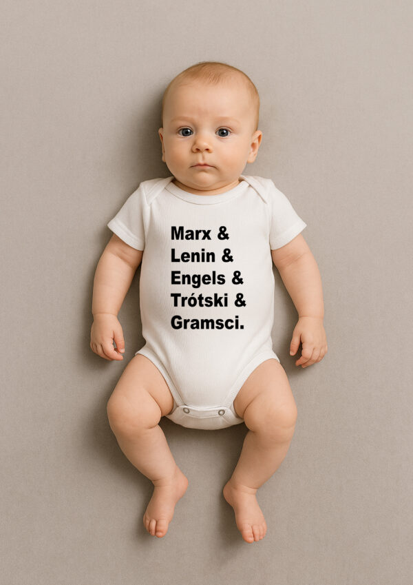 Body Infantil Marx Lenin Engels Trótski Gramsci Esquerda