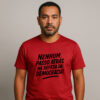 Camiseta Nenhum Passo Atrás na Defesa da Democracia